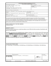 FDAzilla FDA 483 Dhaliwal Pharmaceuticals Laboratories | Mar 2022