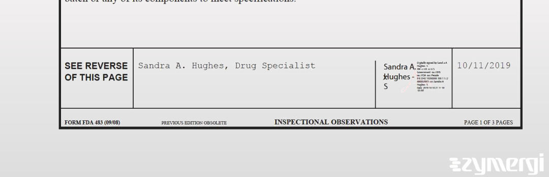 Sandra A. Boyd FDA Investigator