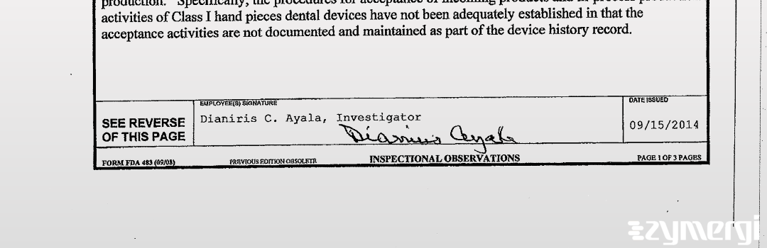Dianiris C. Ayala FDA Investigator 
