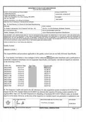 FDAzilla FDA 483 Dr. Reddy's Laboratories, . (Chemical Tech Op | 2018