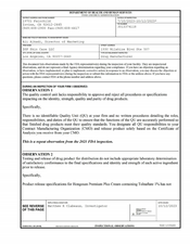 FDAzilla FDA 483 DSP Skin Care, Los Angeles | October 2023