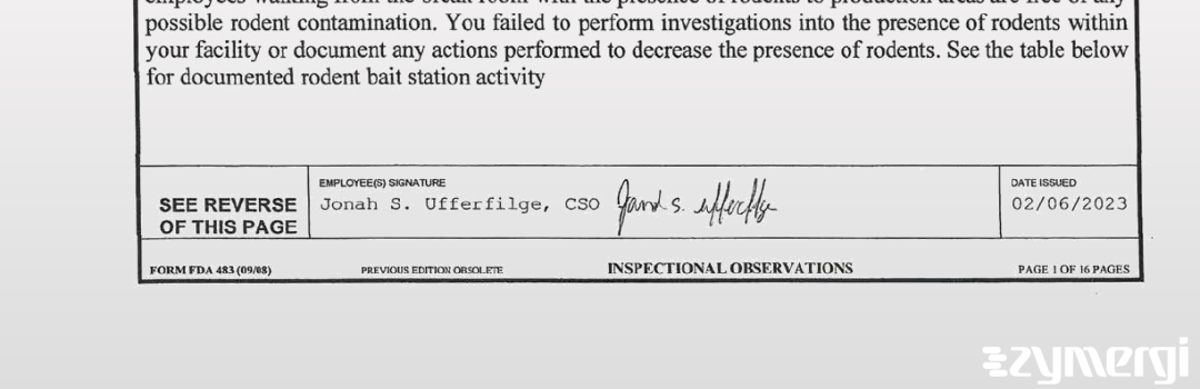 Jonah S. Ufferfilge FDA Investigator