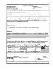 FDAzilla FDA 483 Eli Engel, M.D, Valley Village | February 2018