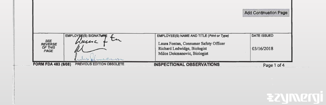 Laura Fontan FDA Investigator