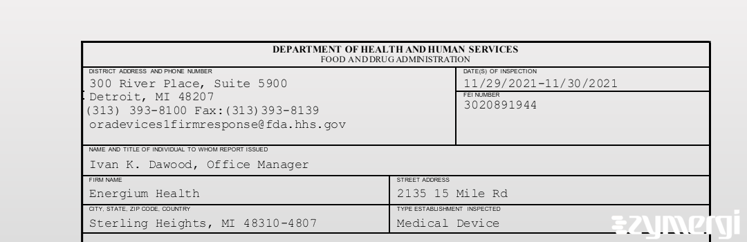 FDANews 483 Energium Health Nov 30 2021 top