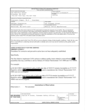 FDAzilla FDA 483 Exergen, Watertown | January 2017