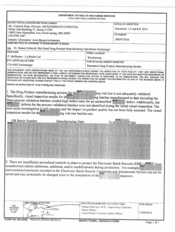 FDAzilla FDA 483 F. Hoffmann - La Roche, Kaiseraugst | December 2014