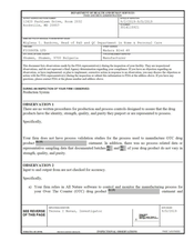 FDAzilla FDA 483 FICOSOTA, Shumen | September 2019