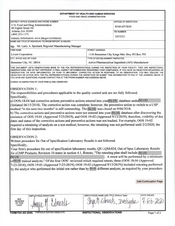 FDAzilla FDA 483 FMC  FMC Lithium Division, Bessemer City | Feb 2020
