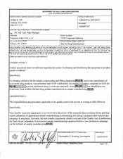 FDAzilla FDA 483 Fresenius Kabi USA, Wilson | February 2019