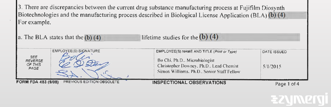 Bo Chi FDA Investigator 