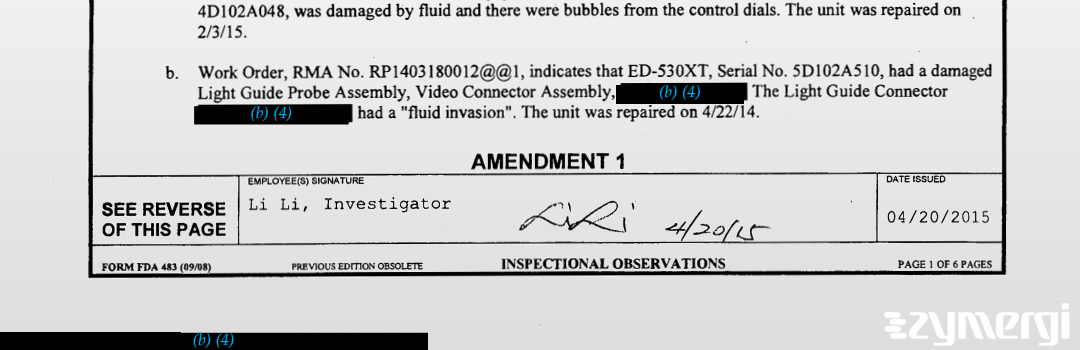 Li Li FDA Investigator