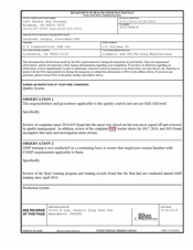 FDAzilla FDA 483 G S Cosmeceutical USA, Livermore | August 2019