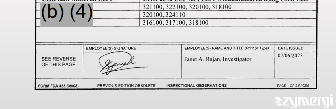 Janet A. Rajan FDA Investigator 