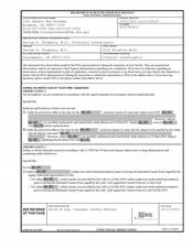 FDAzilla FDA 483 George R. Thompson, M.D, Sacramento | October 2022