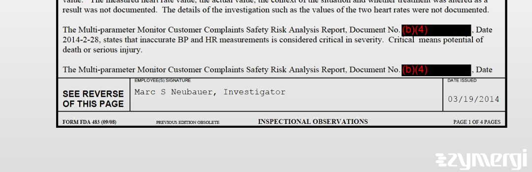 Marc S. Neubauer FDA Investigator