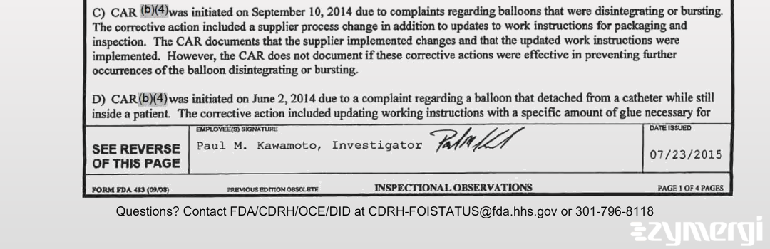 Paul M. Kawamoto FDA Investigator