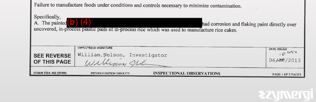 William Nelson FDA Investigator