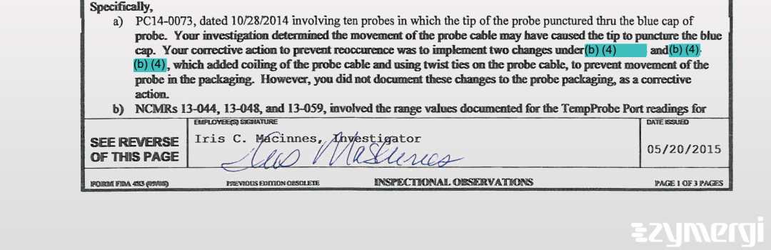 Iris C. Macinnes FDA Investigator