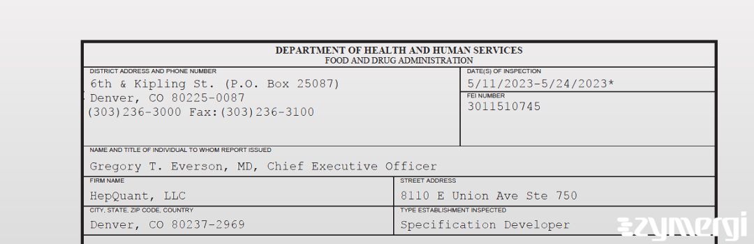 FDANews 483 HepQuant, LLC May 24 2023 top