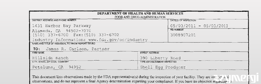 FDANews 483 Hillside Ranch May 5 2011 top