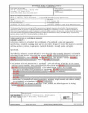FDAzilla FDA 483 HNC Products, Clinton | March 2020