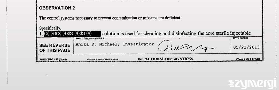 Anita R. Michael FDA Investigator