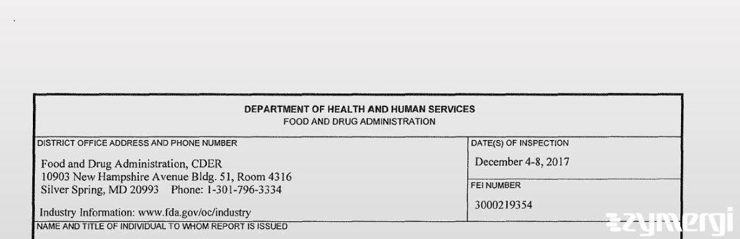 FDANews 483 IDT Australia Ltd. Dec 8 2017 top