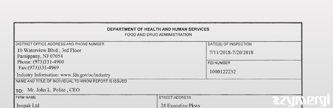 FDANews 483 Inopak Ltd Jul 20 2018 top