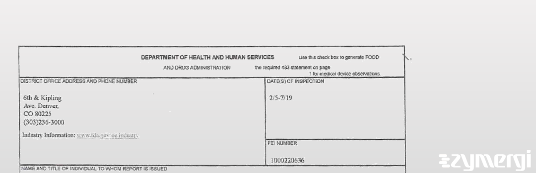 FDANews 483 International Medical Development Corporation Feb 7 2019 top