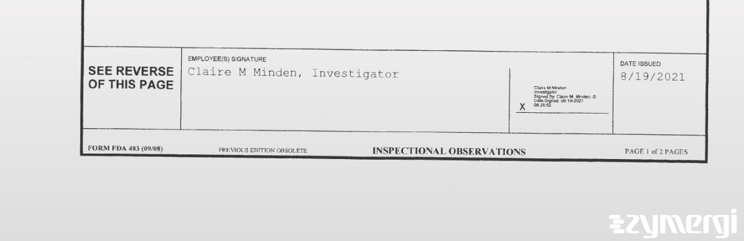Claire M. Minden FDA Investigator