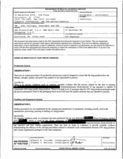 FDAzilla FDA 483 JAK Diversified II, Fairfield | January 2011