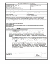 FDAzilla FDA 483 James L. Bicksel MD, Fairfax | October 2020