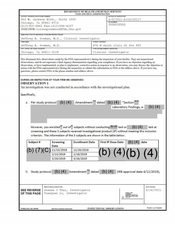 FDAzilla FDA 483 Jeffrey A. Sosman, M.D, Chicago | June 2021