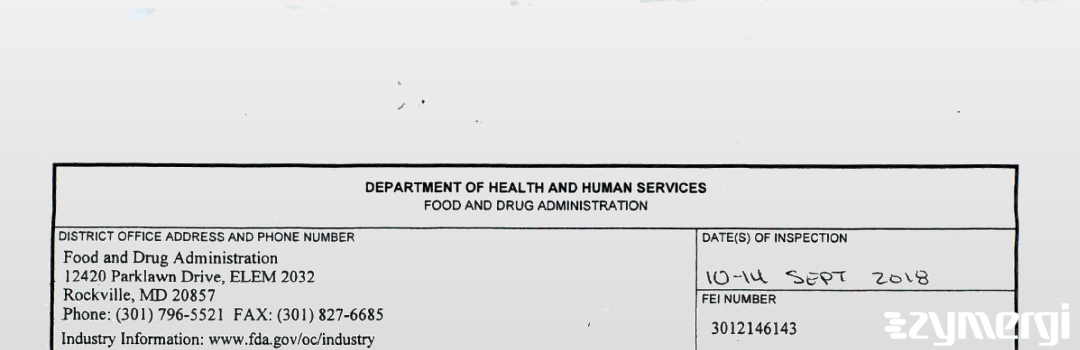 FDANews 483 Jiangxi Long Life Bio-Pharmaceutical Co., Ltd Sep 14 2018 top