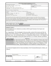 FDAzilla FDA 483 Joseph C Gathe, Jr, MD, CI, Houston | March 2023
