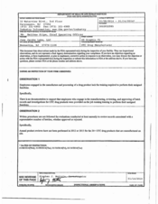 FDAzilla FDA 483 June Jacobs Labs, Moonachie | January 2014