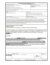 FDAzilla FDA 483 Kamran Qureshi, M.D, Saint Louis | April 2023