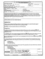 FDAzilla FDA 483 Kasel Associates, Denver | September 2012