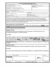 FDAzilla FDA 483 Kevin R. Bender, M.D, Tamarac | December 2022