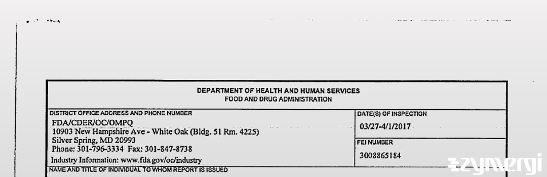 FDANews 483 Kindos Pharmaceuticals Co., Ltd. Apr 1 2017 top