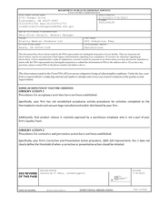 FDAzilla FDA 483 Klarity Medical Products, Heath | July 2021