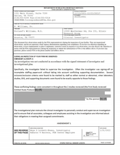 FDAzilla FDA 483 Koriand'r Williams, M.D, Houston | December 2021