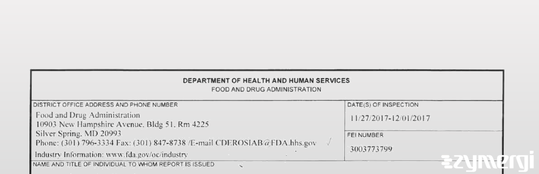 FDANews 483 Kyongbo Pharmaceutical Co., Ltd. Dec 1 2017 top