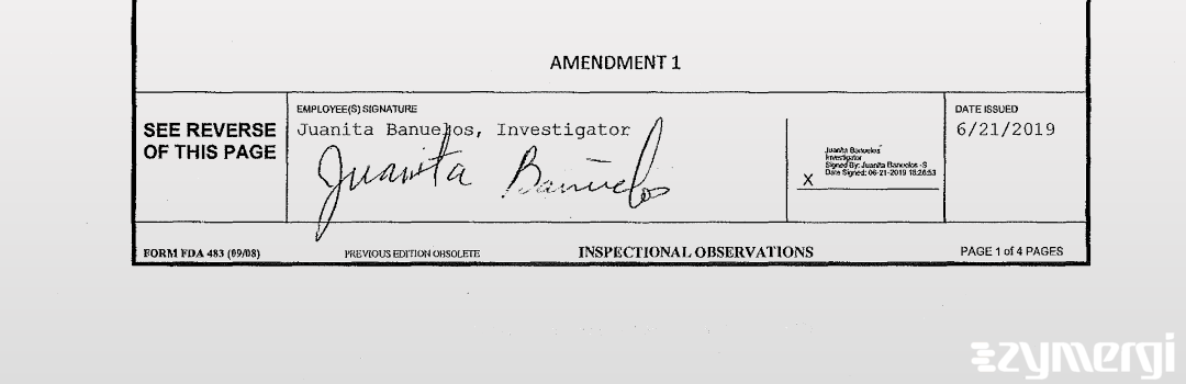 Juanita Banuelos FDA Investigator