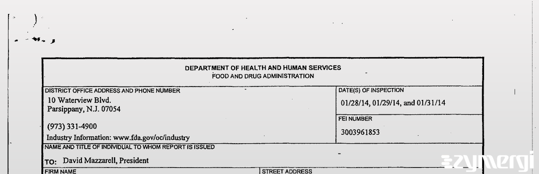 FDANews 483 Lab Express, Inc. Jan 31 2014 top