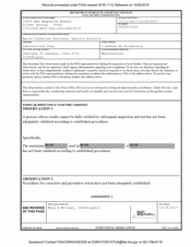 FDAzilla FDA 483 Laboratoires Urgo, Chevigny St Sauveur | Dec 2017