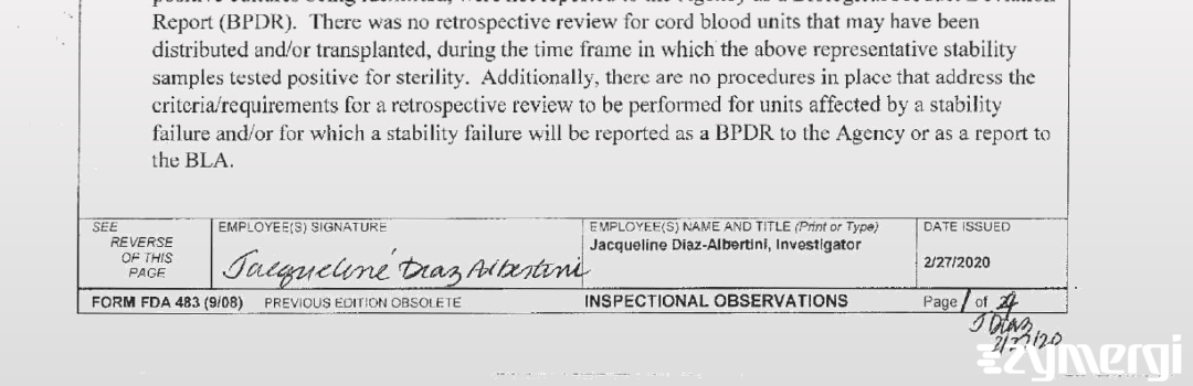 Jacqueline M. Diaz Albert FDA Investigator Diaz Albert, Jacqueline M FDA Investigator