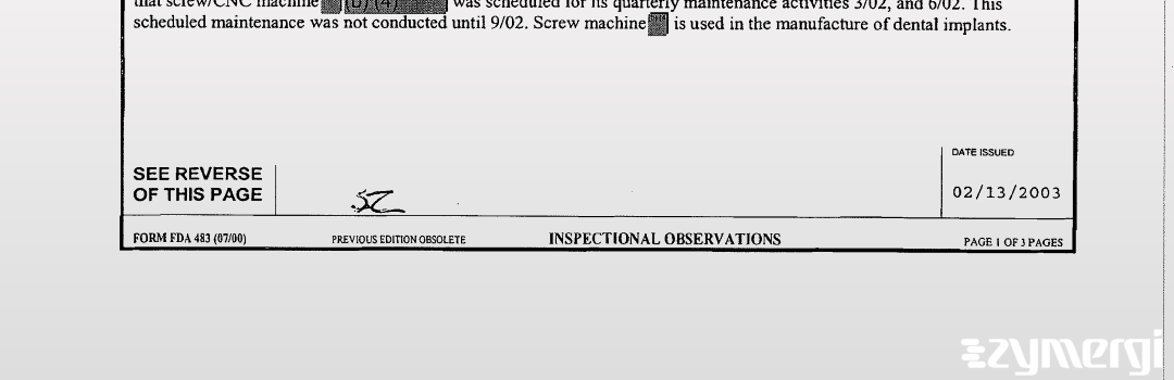 Scott K. Zika FDA Investigator