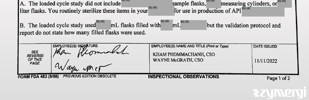 Wayne D. McGrath FDA Investigator Kham Phommachanh FDA Investigator 